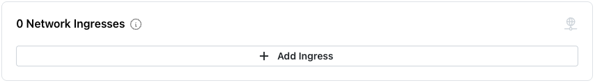 Adding an ingress